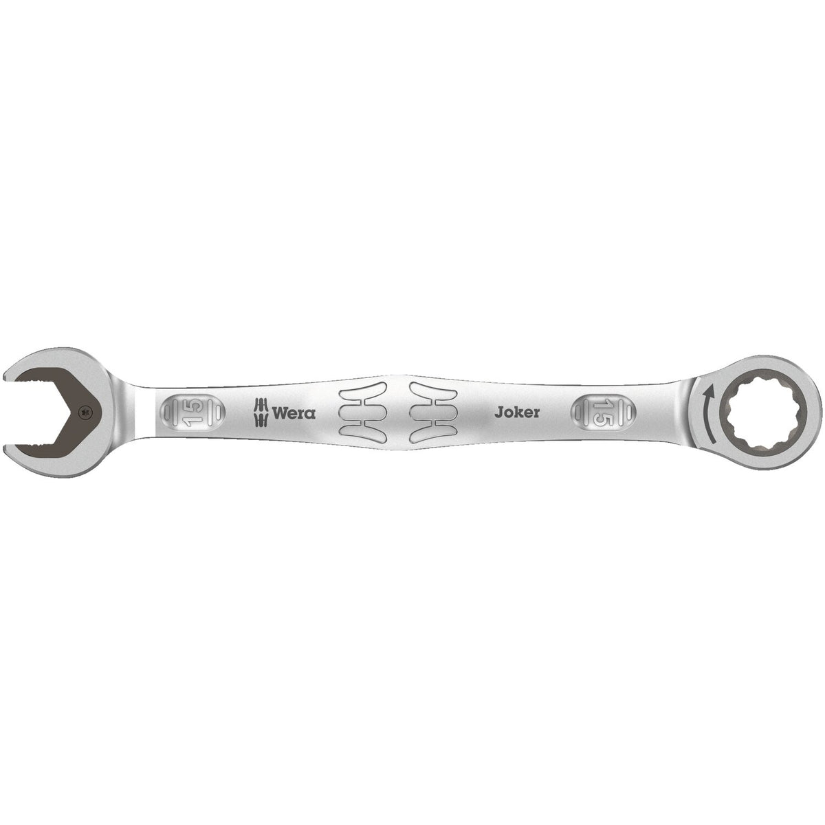 Wera ratcheting wrench open/ box end 15mm Joker - Metric