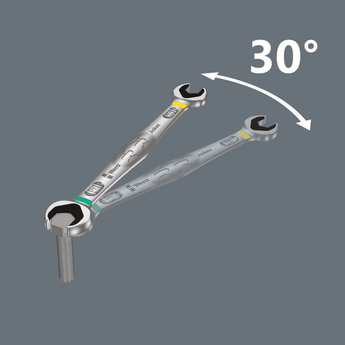 Wera wrench double open end 17/19 Joker