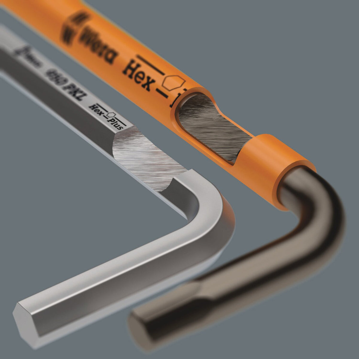 Wera hex key set multicolor - US sizes