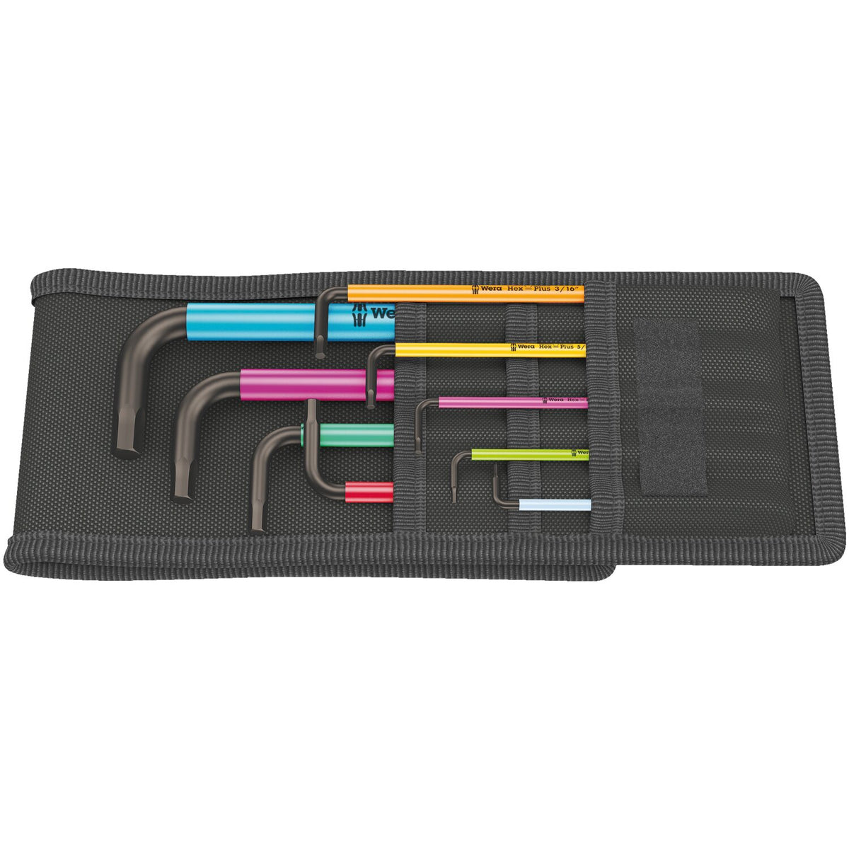 Wera hex key set multicolor - US sizes