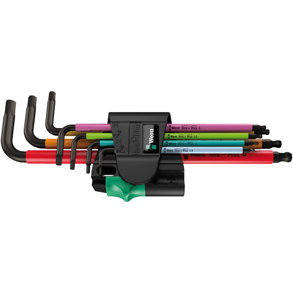 Wera hex key set multicolor Magnet - Metric
