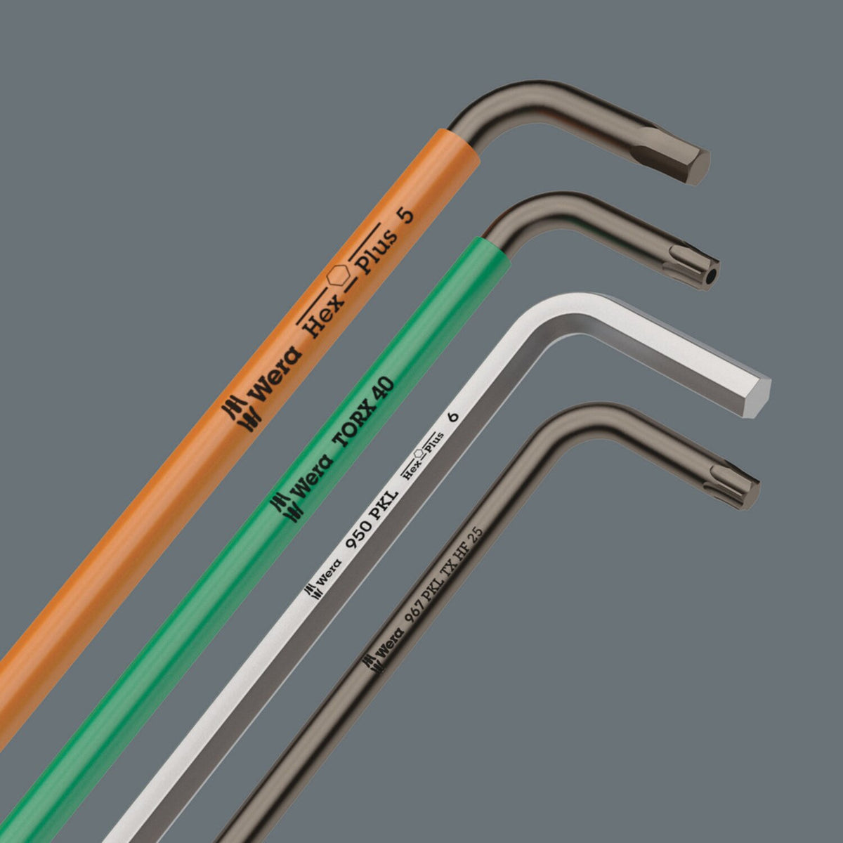 Wera hex key set blacklaser - Metric