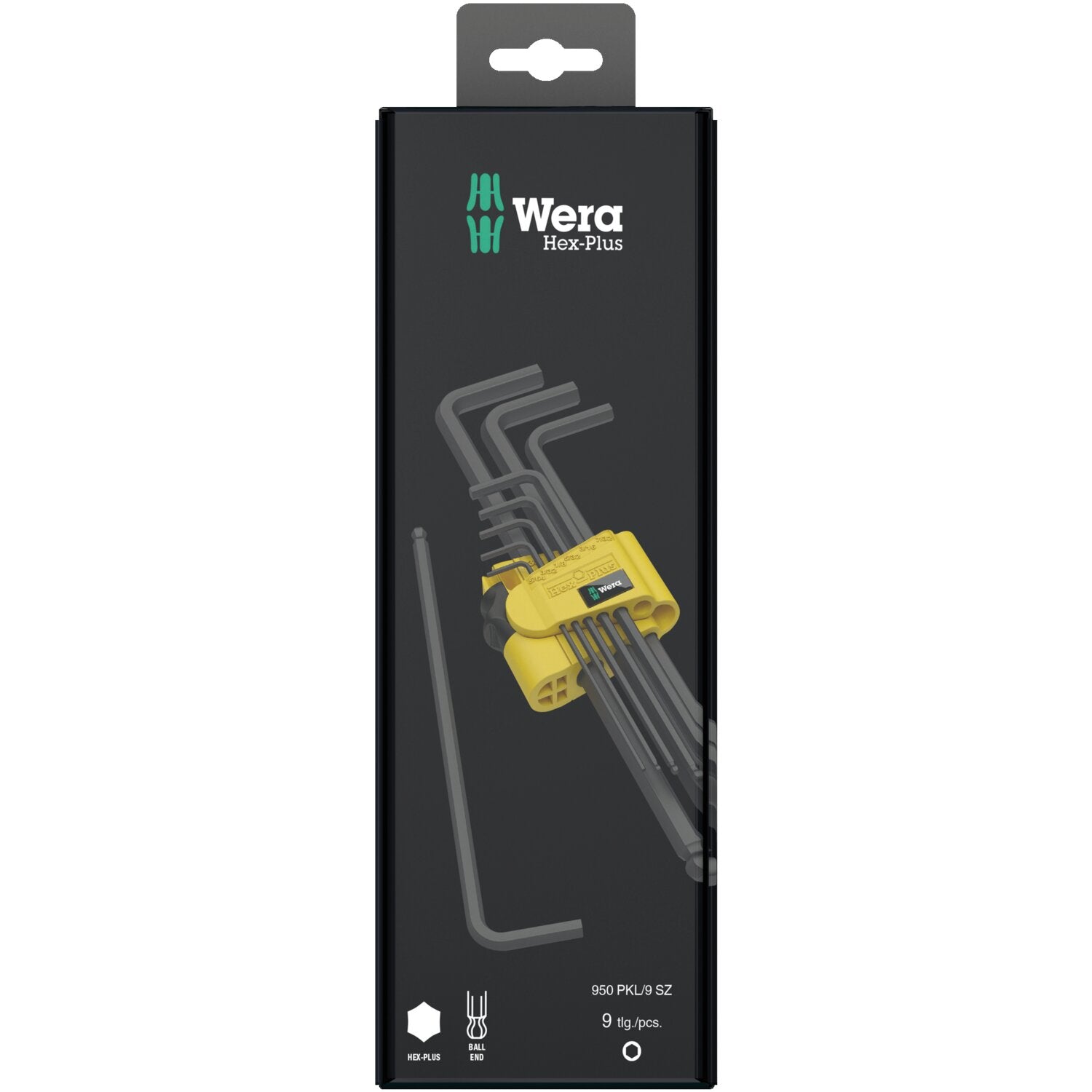 Wera hex key set blacklaser - US sizes