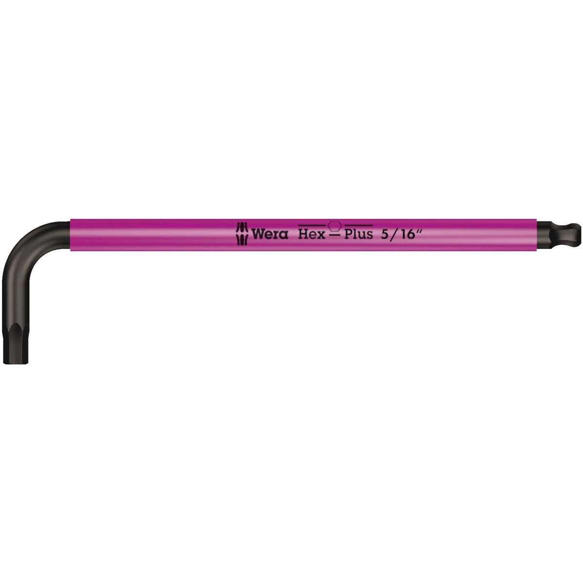Wera hex key multicolor pink - US sizes 5/16"