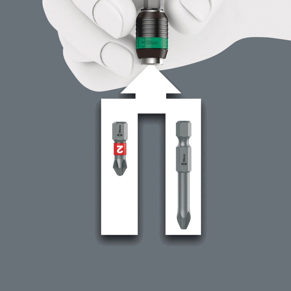 Wera bit pouch bits L-keys & handle kit Kraftform Kompakt