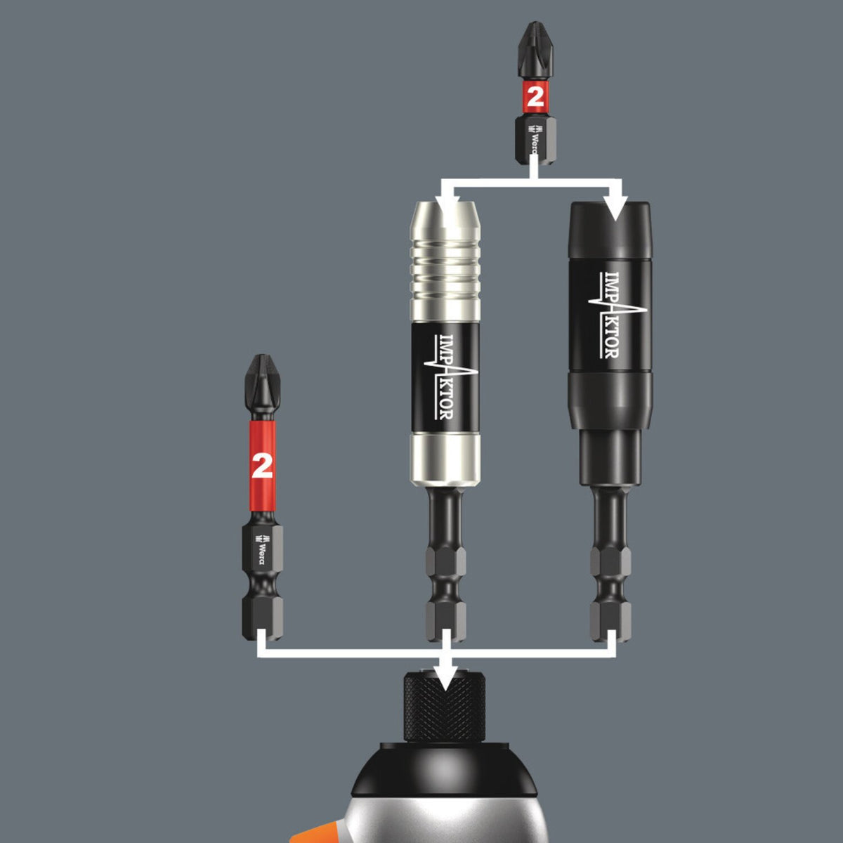 Wera 1/4" bit holder Impaktor