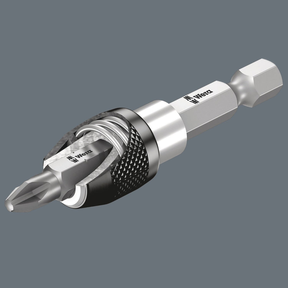 Wera 1/4" bit holder with chuck