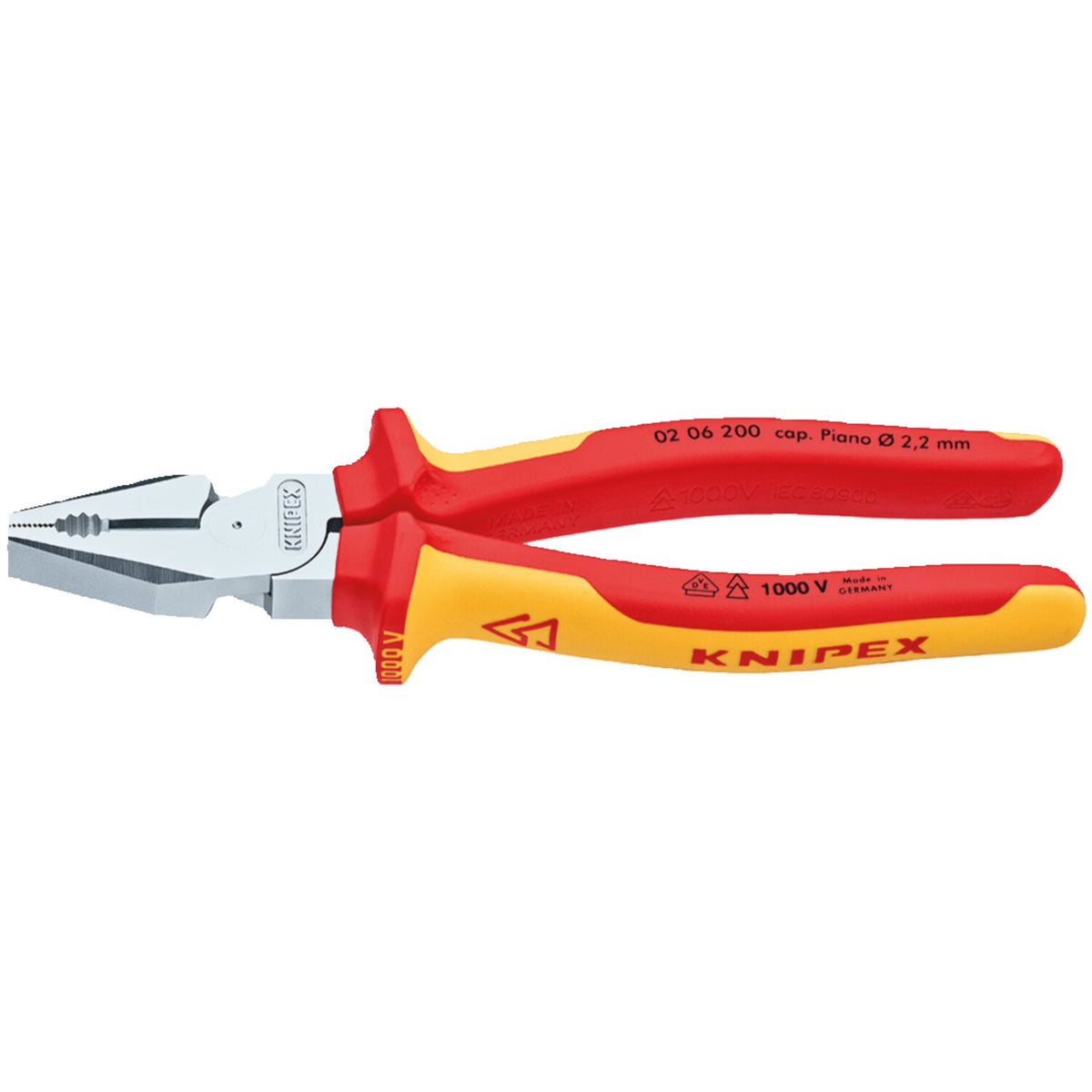 Knipex high leverage combination pliers 200mm VDE