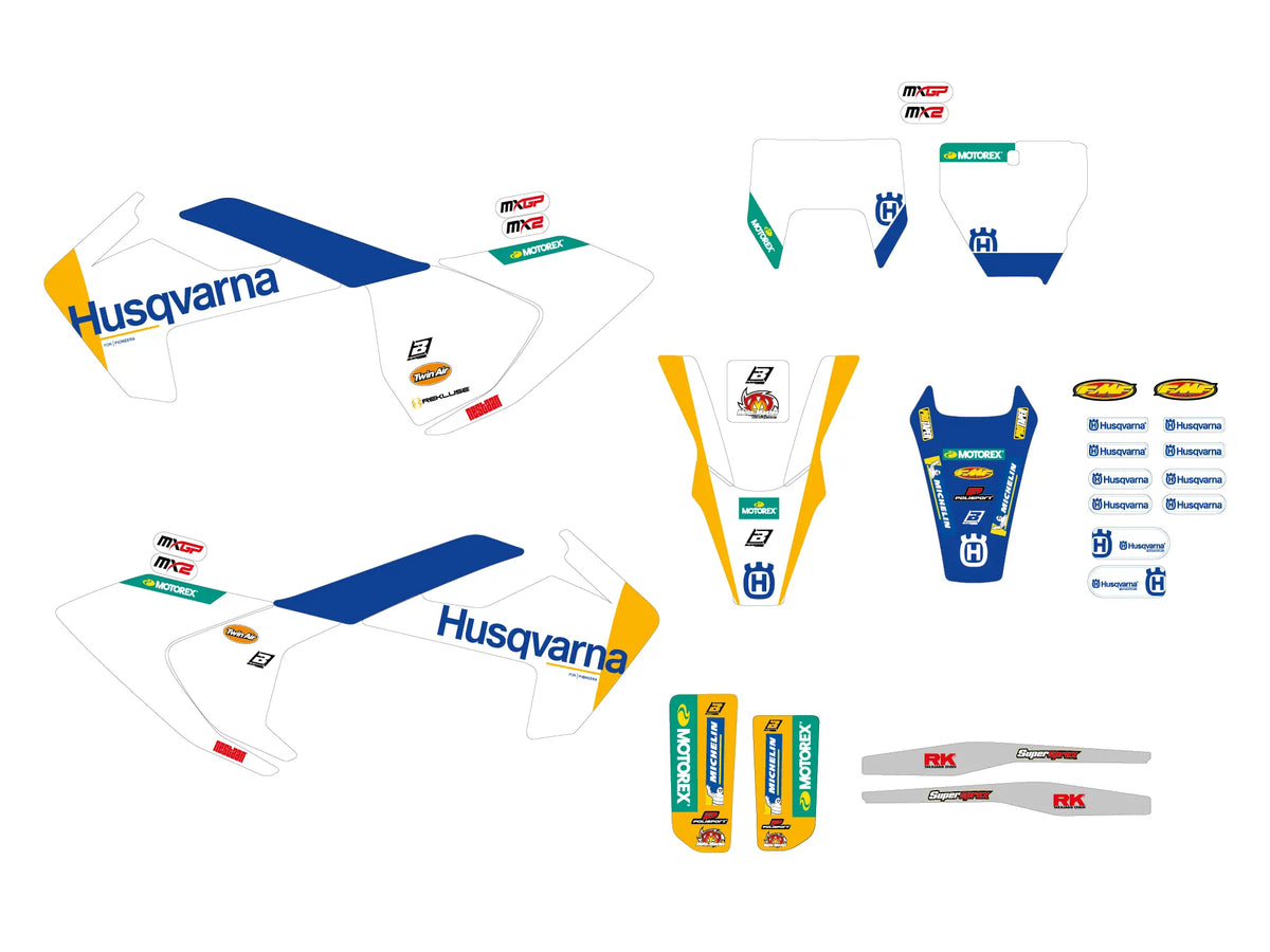 Blackbird Racing Factory '26 Graphic Kit for Husqvarna FC