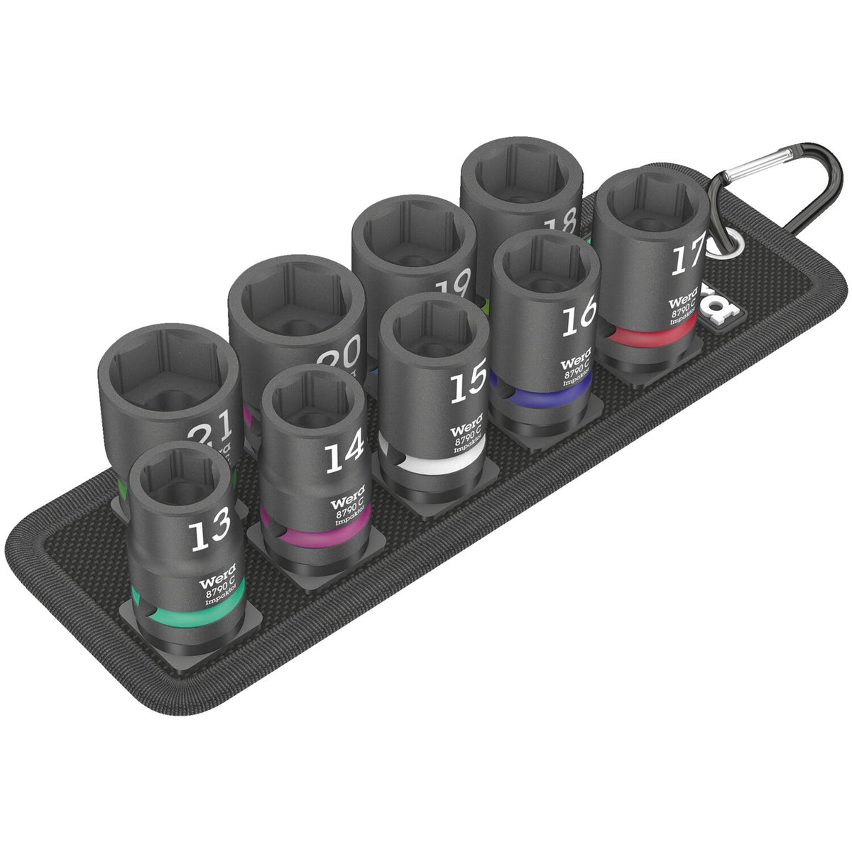 Wera Impaktor 1/2" hex socket set - Metric
