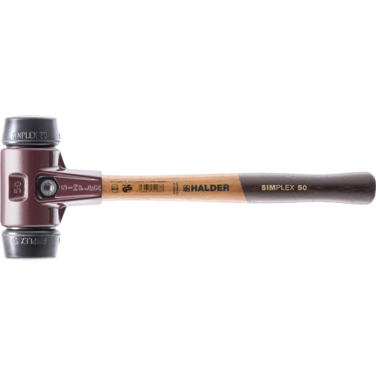 Halder mallet Simplex soft face rubber 300mm long