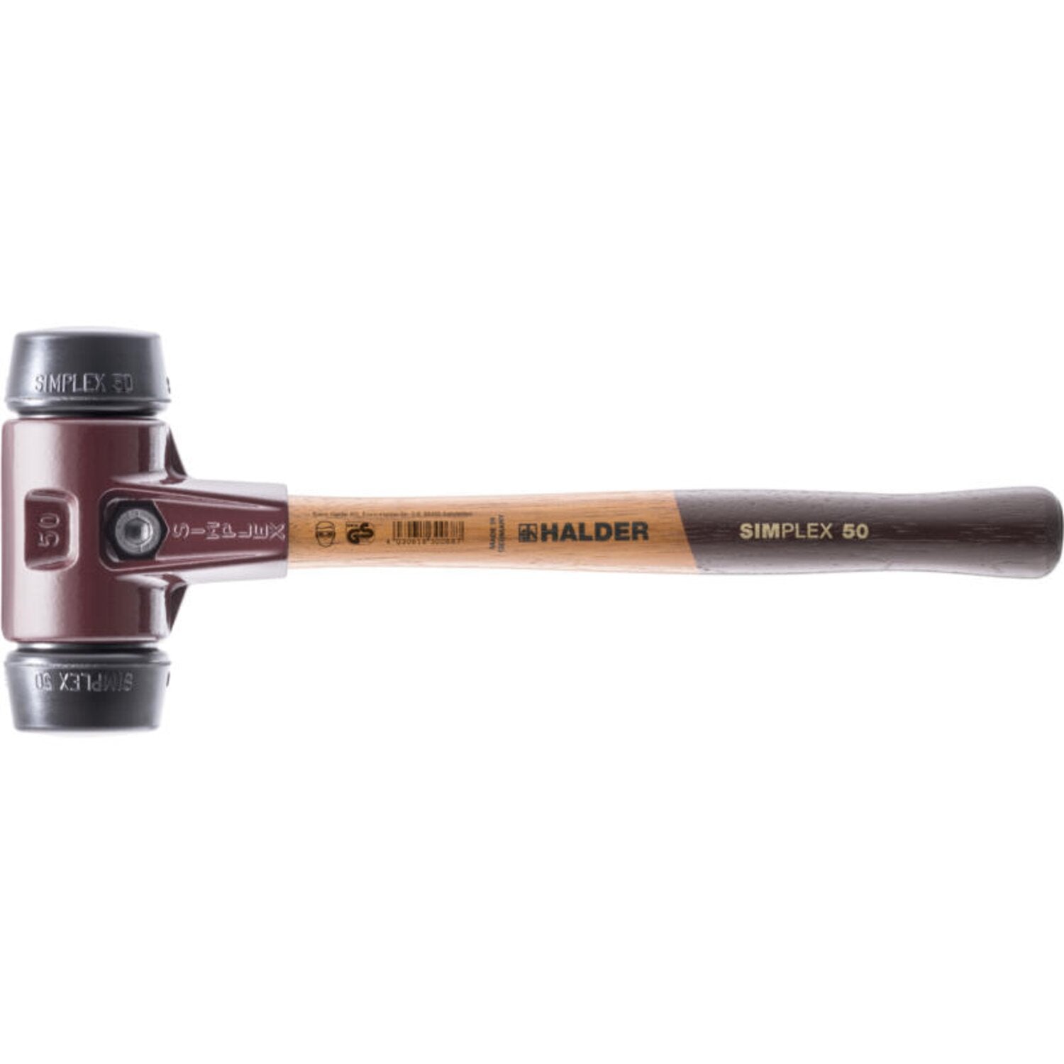 Halder mallet Simplex soft face rubber 300mm long