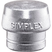 Halder insert for Simplex mallet 30mm Soft metal - Very hard