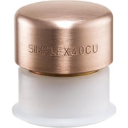 Halder insert for Simplex mallet 40mm Copper - Very hard