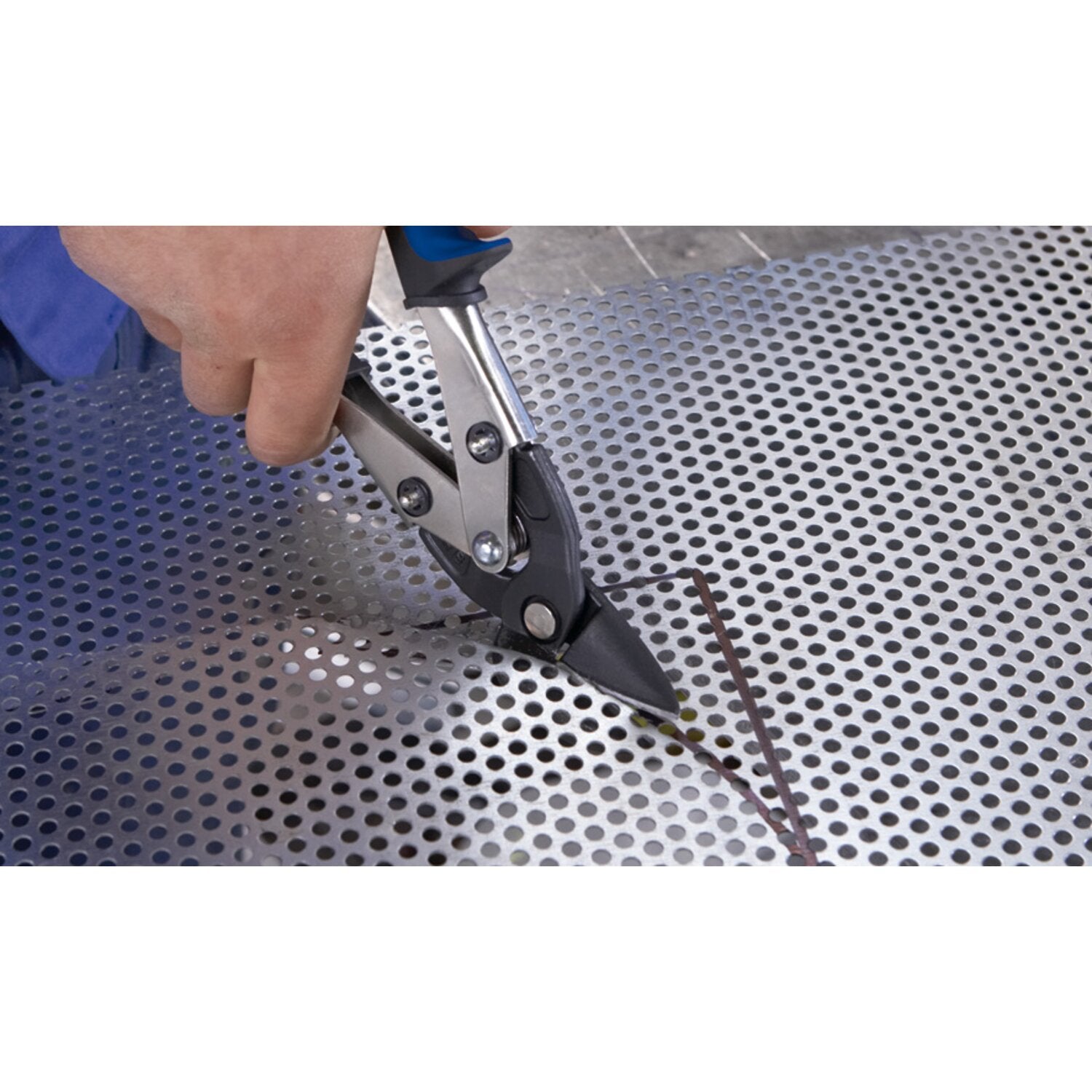 Bessey compound action maneuvrable tin snip - 230mm L