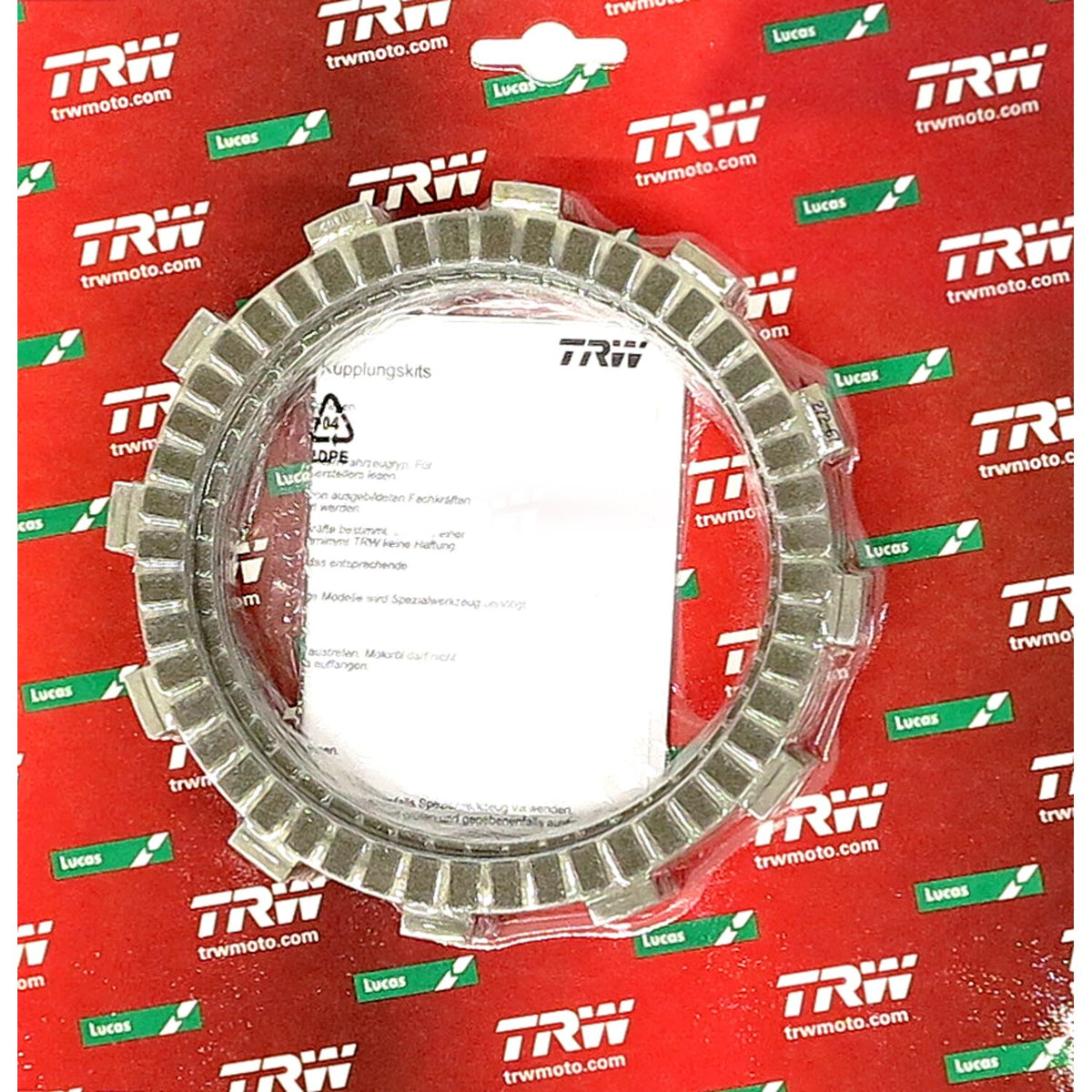 TRW clutch plate kit frictions discs