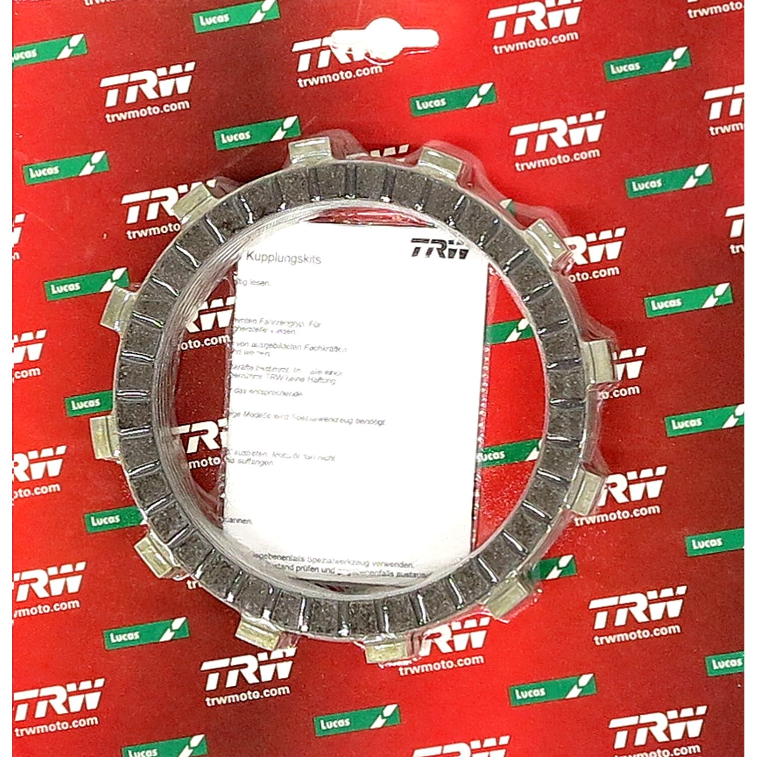 TRW clutch plate kit frictions discs