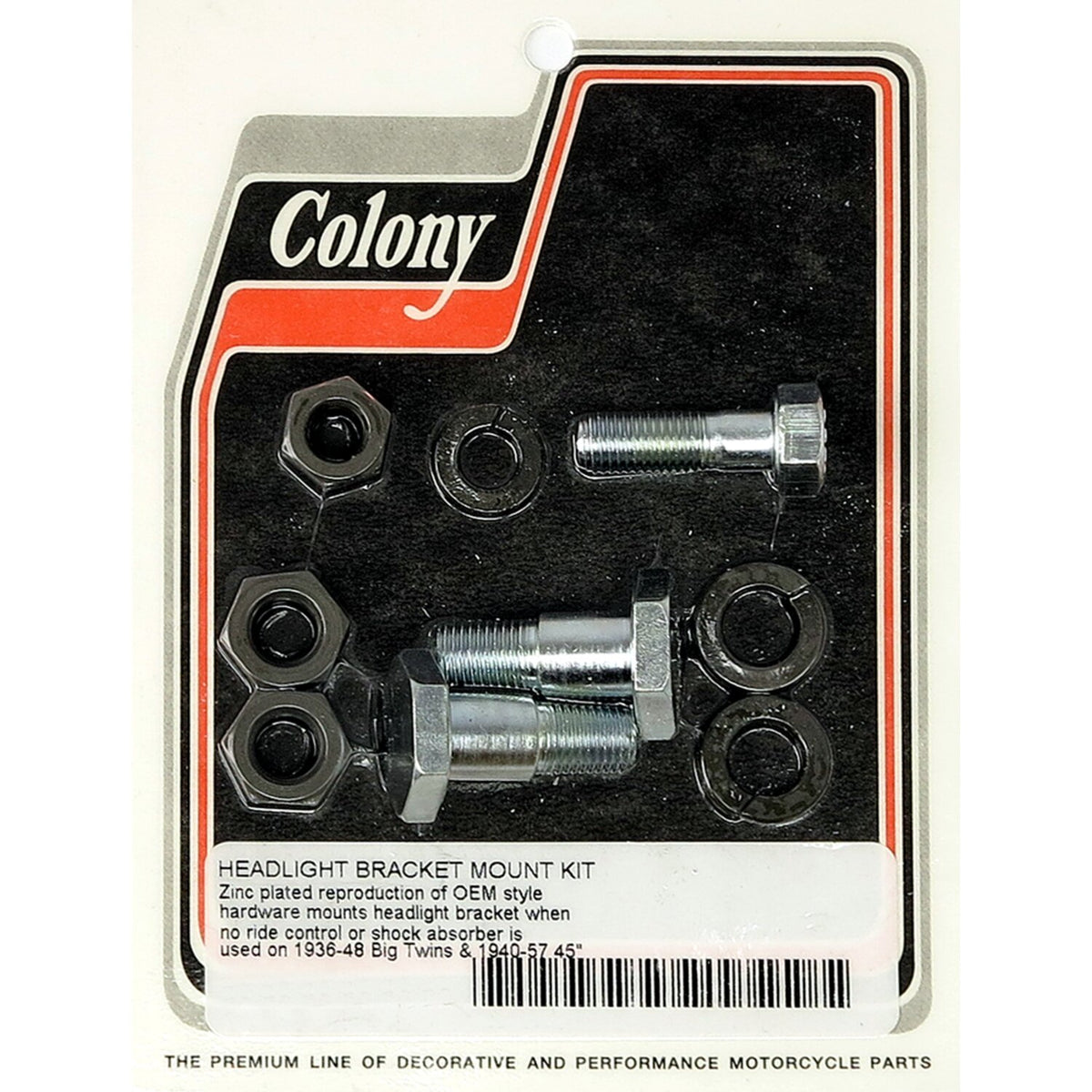 Colony headlamp bracket mount kit