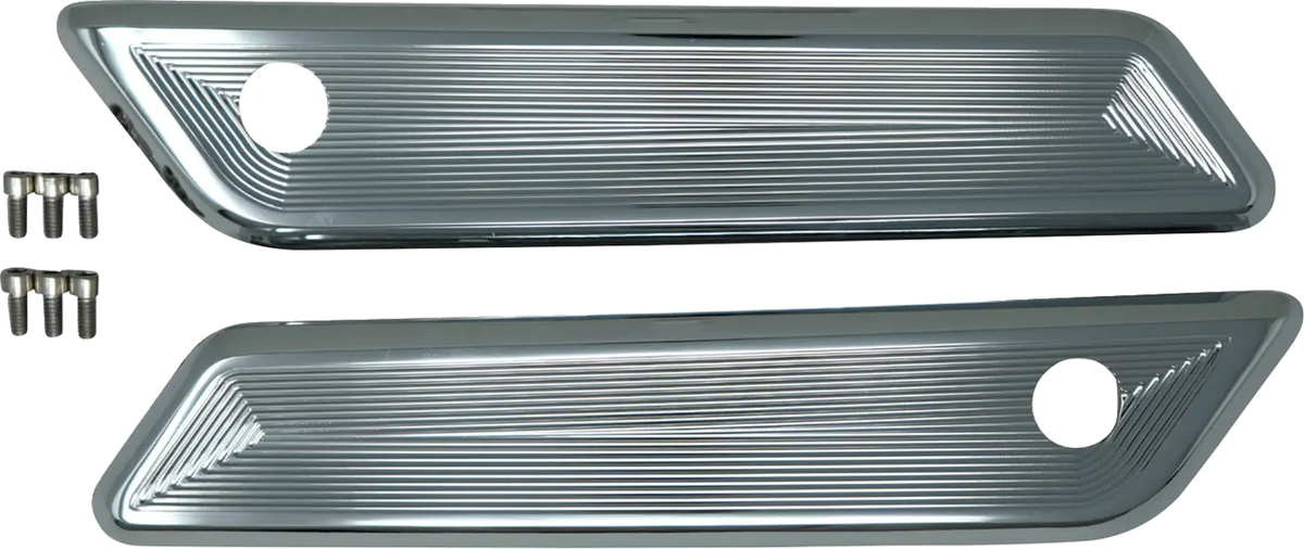 Kodlin USA Vektor Chrome Saddlebag Latch Covers