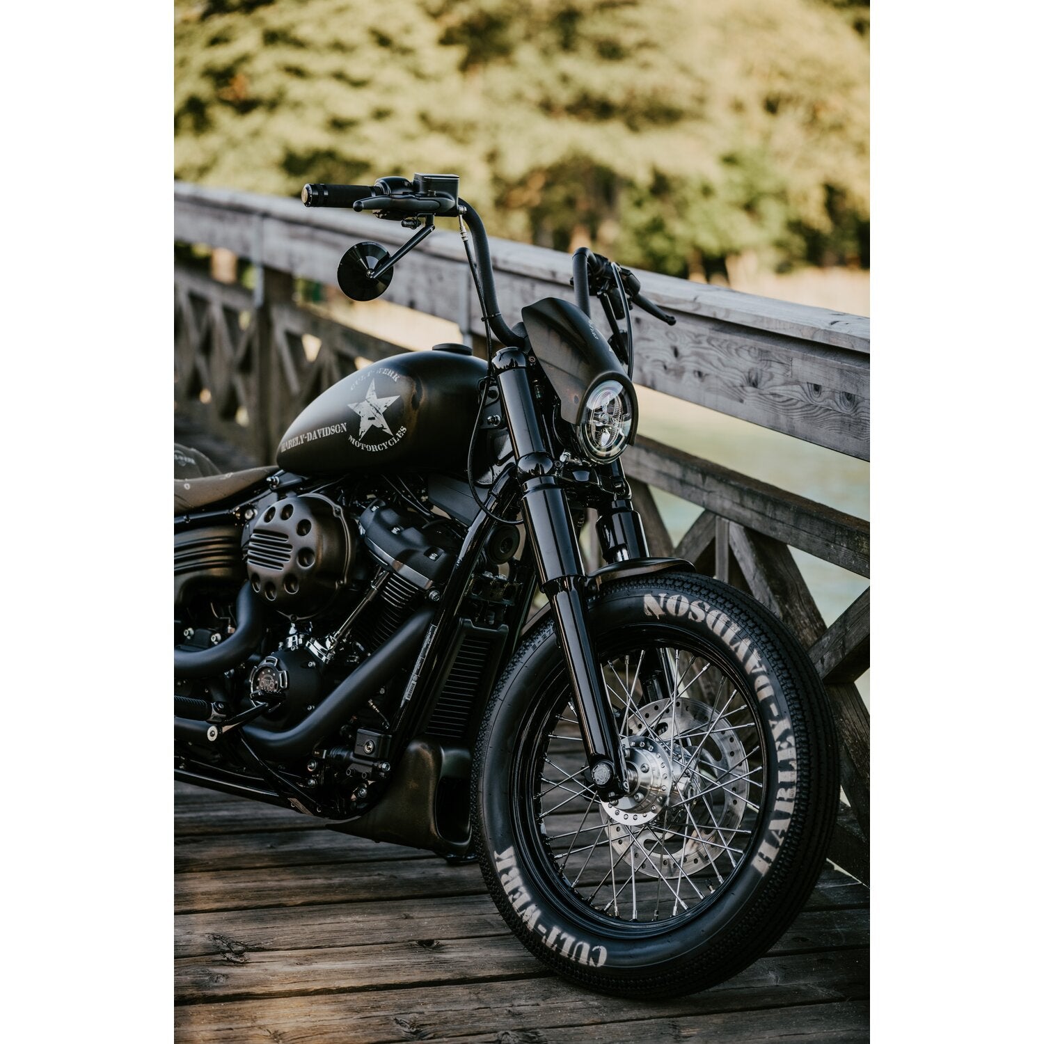 Cult-Werk headlamp mask Custom - Gloss black