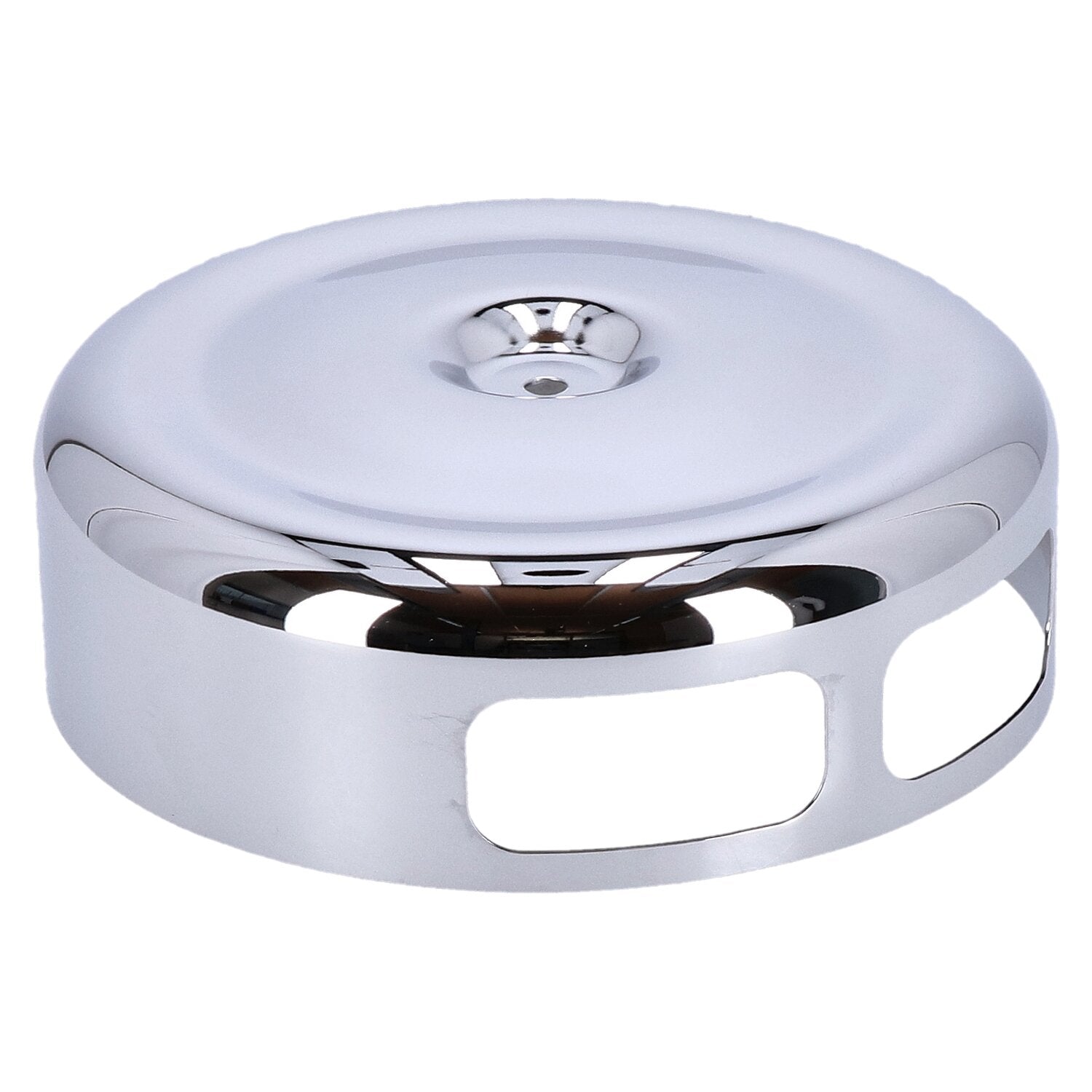 Mikuni HSR42 air cleaner cover (with cut-out) - Chrome