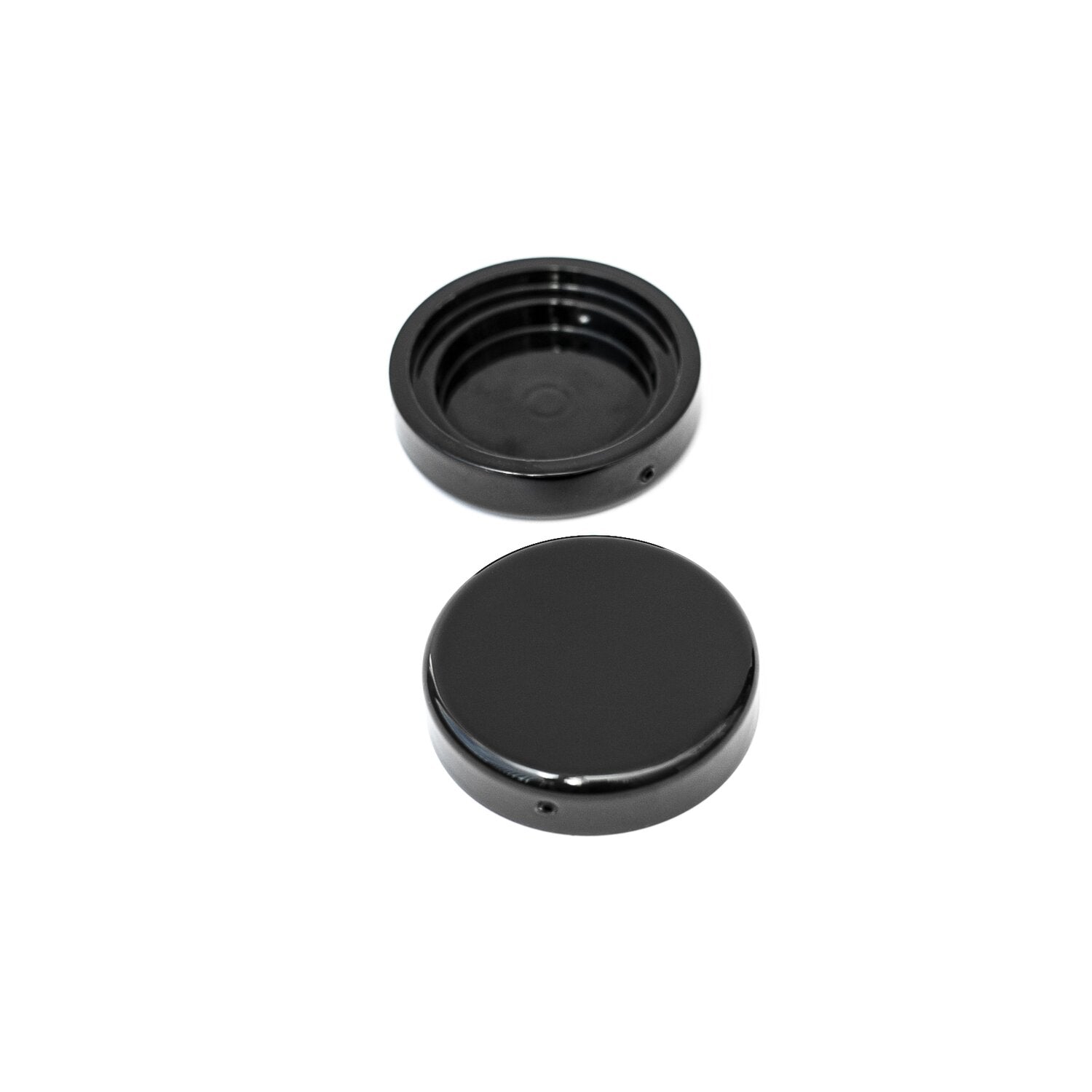 Killer Custom fork tube cap bolt cover set - Black - 2-piece