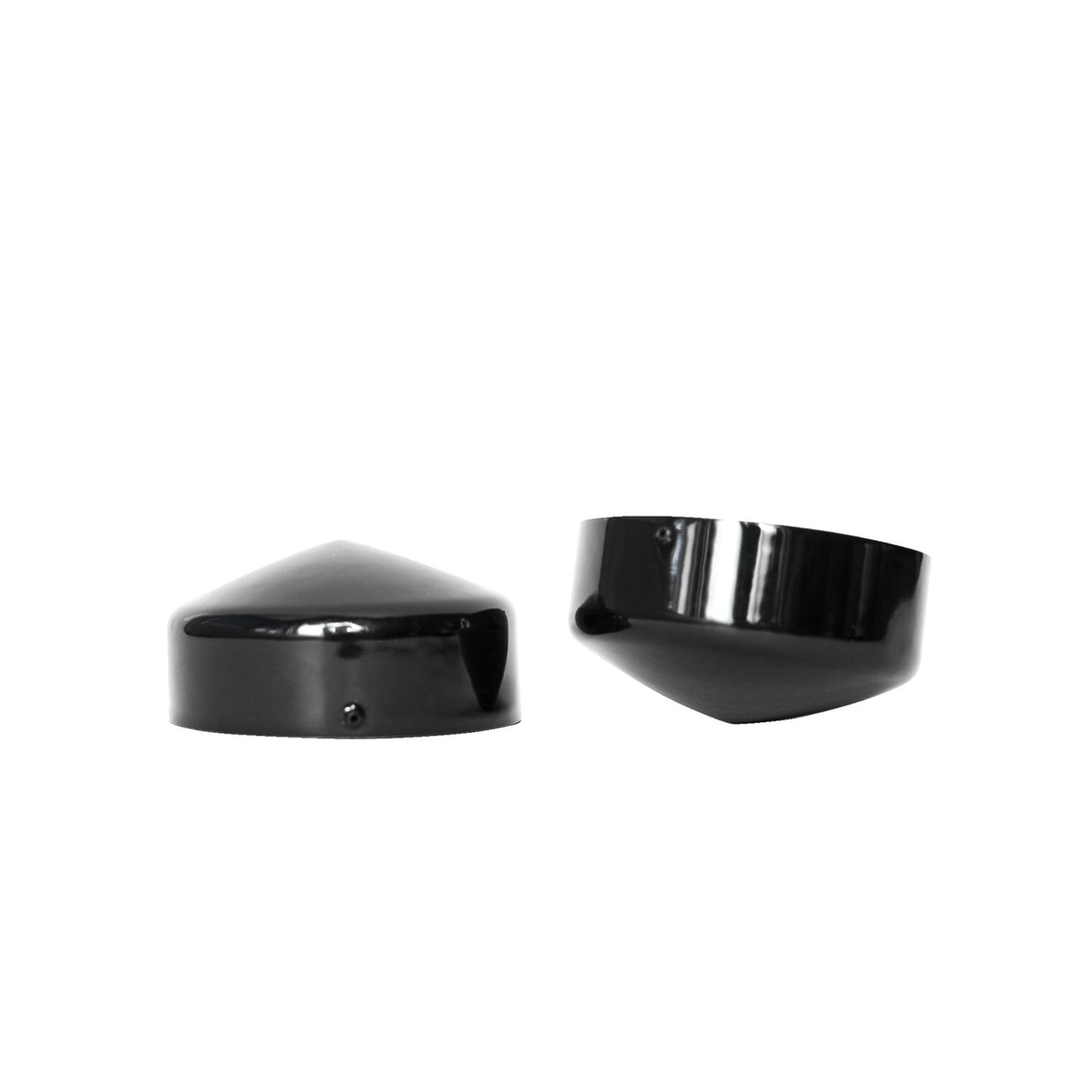 Killer Custom fork tube cap bolt cover set - Black - 2-piece