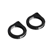 Killer Custom speedometer housing brackets - 1-1/4" Black