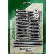 Gardner-Westcott cam/transm./primary side cover mount kit - Chrome Allen