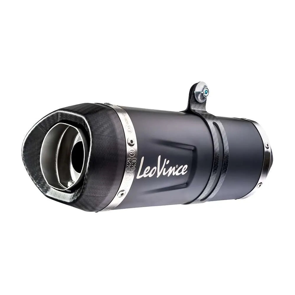 Leovince Lv One Evo Black Pełny Układ Wydechowy - Homologacja ECE
