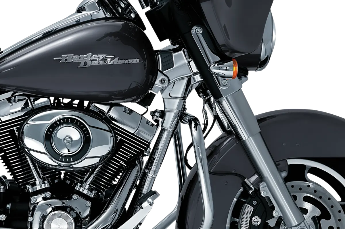 Kuryakyn Deluxe Neck Cover Kit Chrome