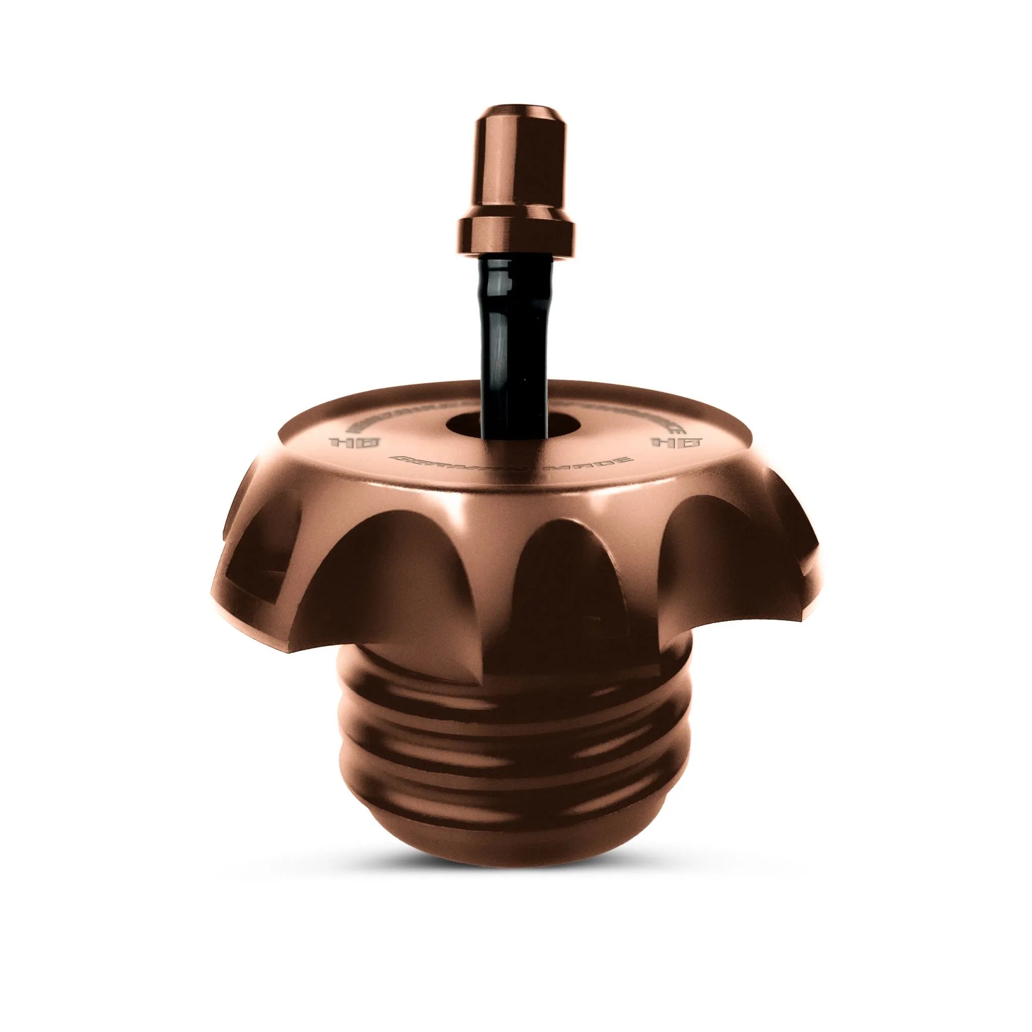 Heinz Bikes Performance Vented Gas Cap - Bronze Billet Aluminum