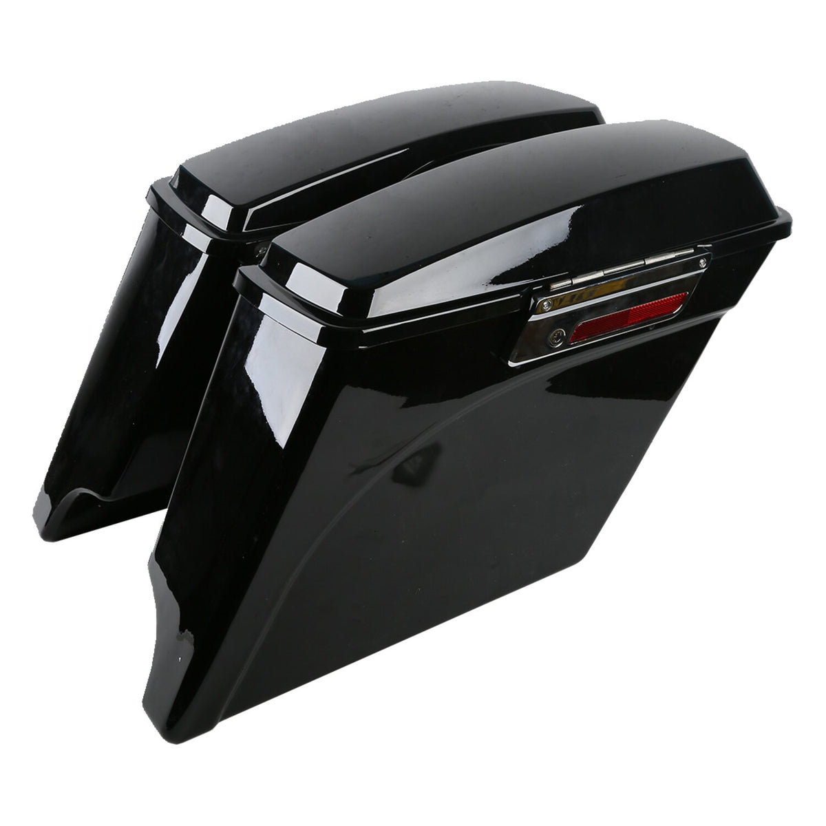 MCS 5" down extended saddlebag set - Black