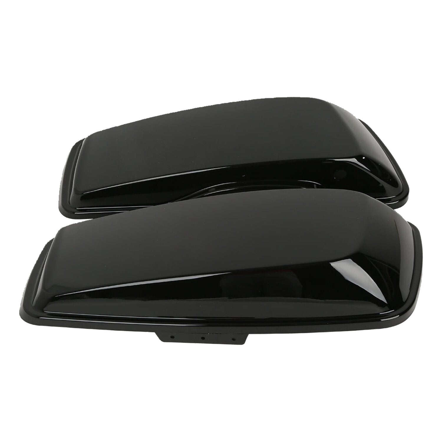 MCS Saddlebag lid set - Black