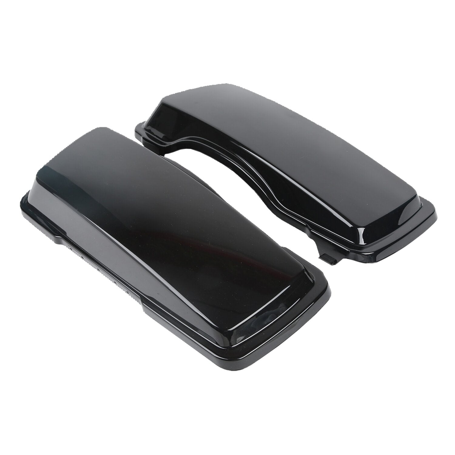 MCS Saddlebag lid set - Black