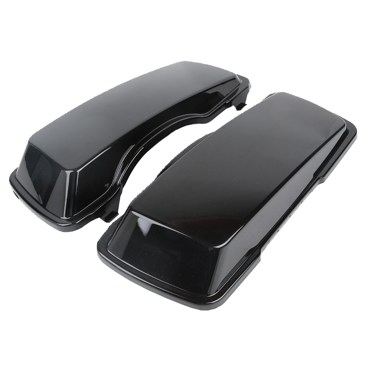 MCS Saddlebag lid set - Black