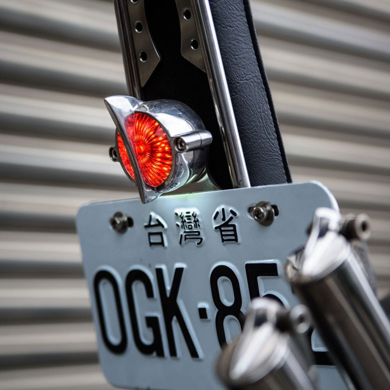 Motone Cuda taillight - Polished no bracket - ECE