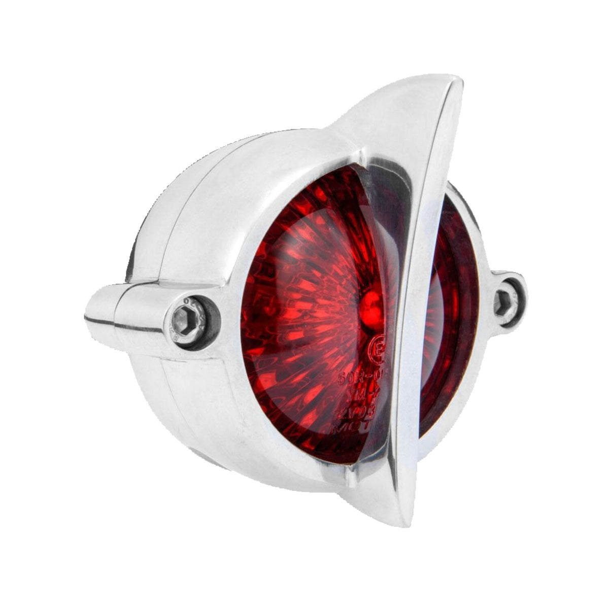 Motone Cuda taillight - Polished no bracket - ECE