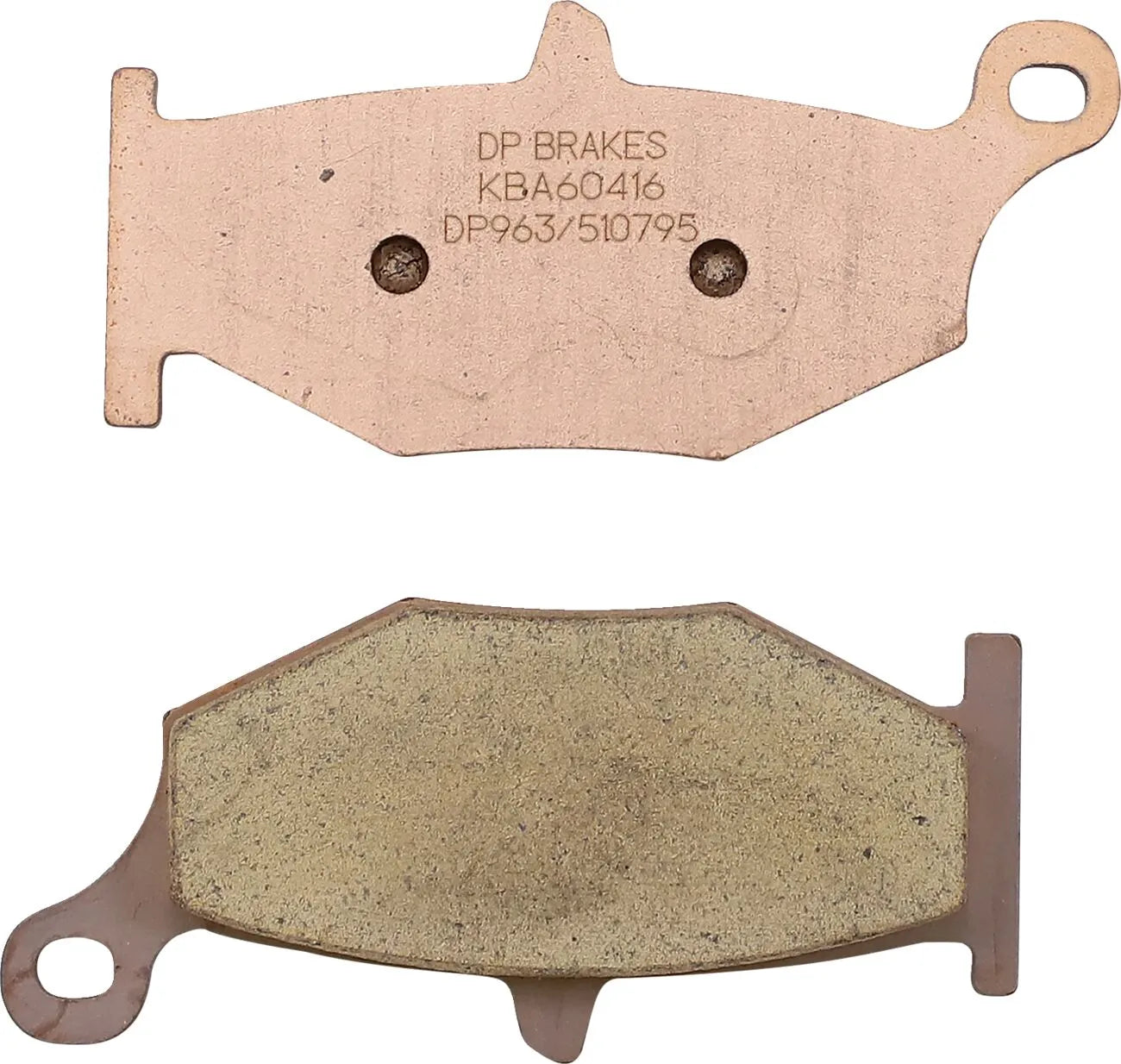 Standardowe spiekane metalowe klocki hamulcowe Dp Brakes - tył