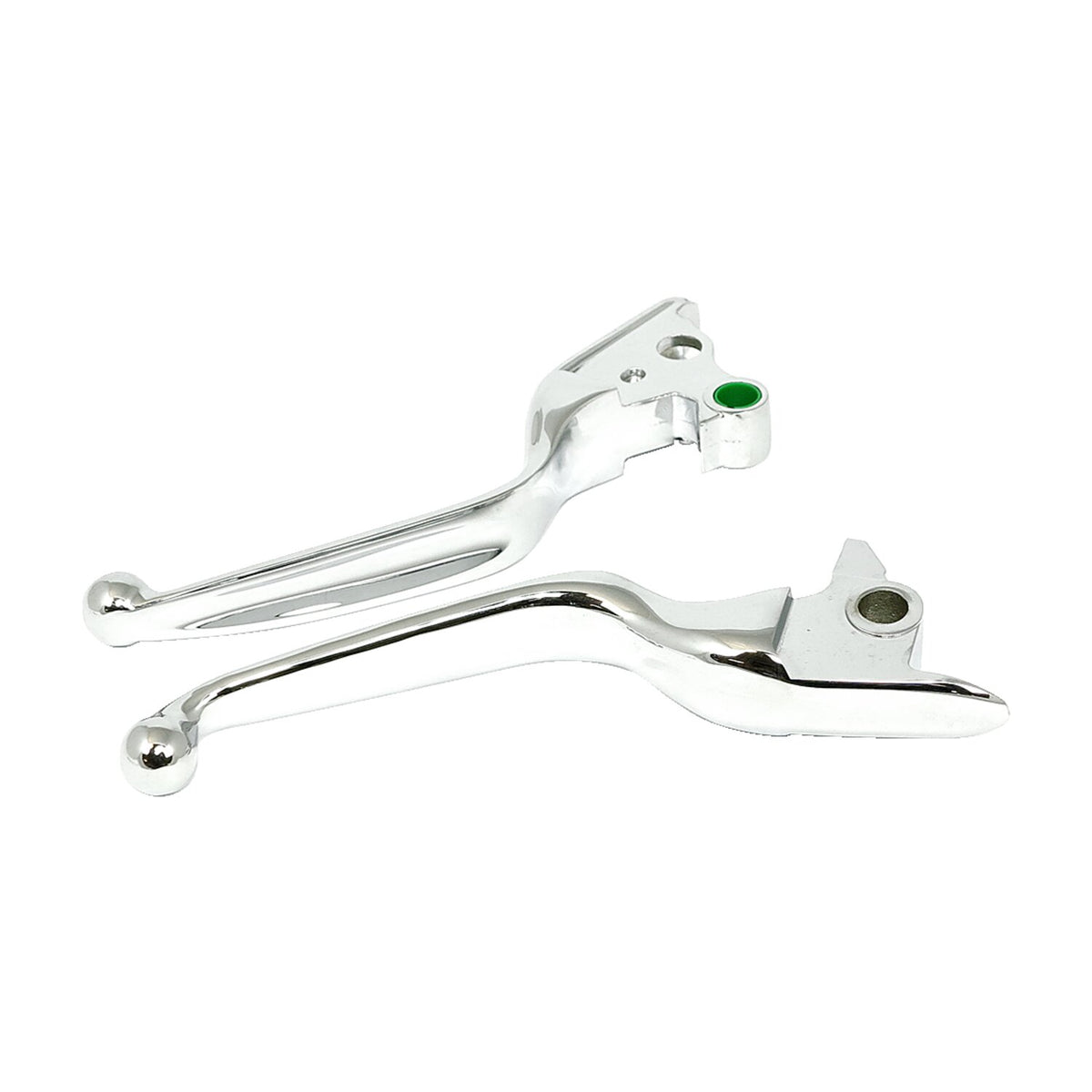 MCS Handlebar lever kit wide blade chrome