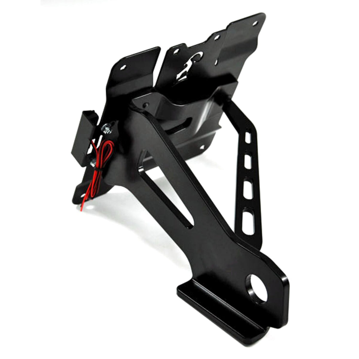 Zieger side mount license plate bracket kit - Black