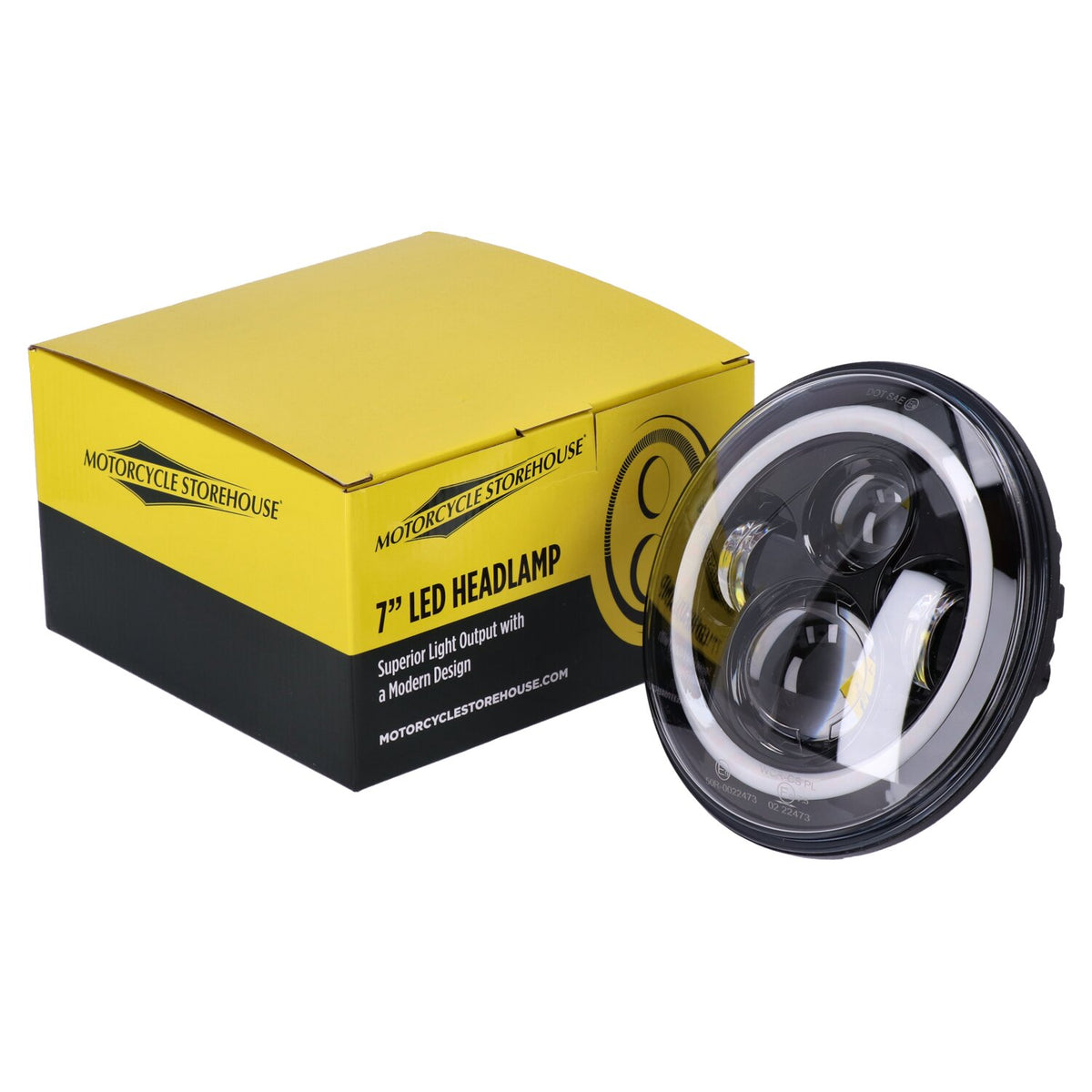 MCS Bright 7" LED headlamp - Black