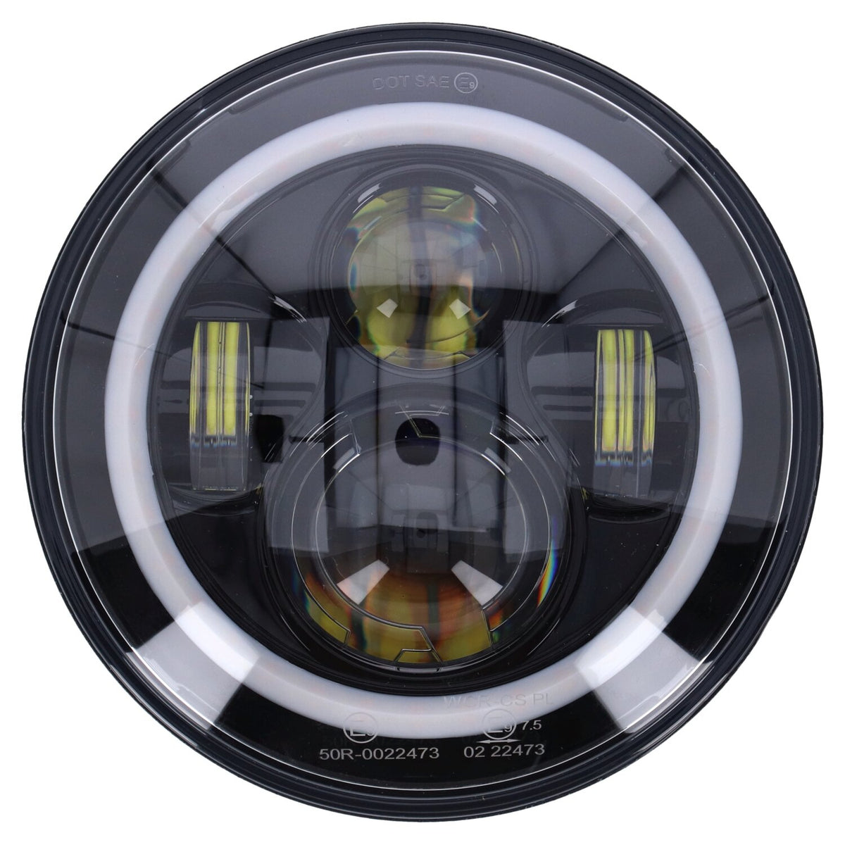 MCS Bright 7" LED headlamp - Black