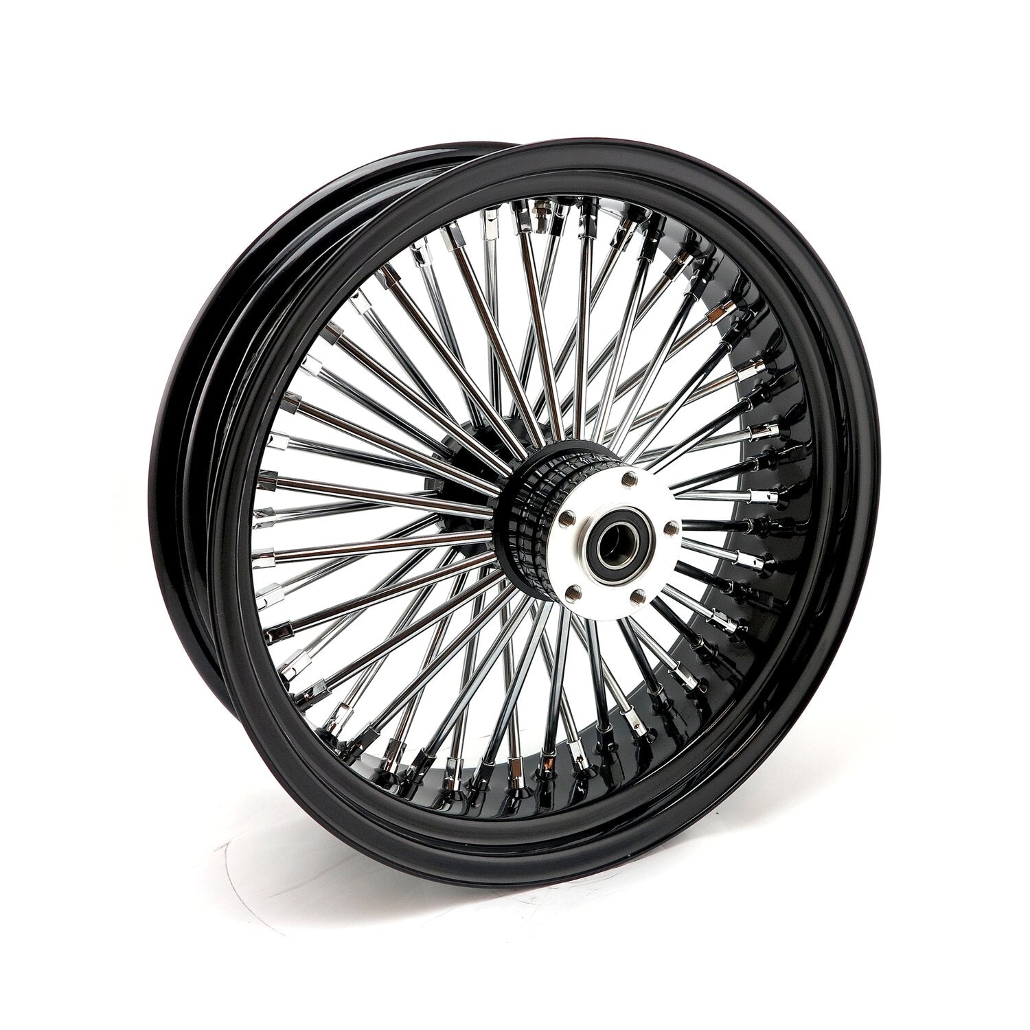 MCS radial 48 fat spoke rear wheel 5.50 x 18 black