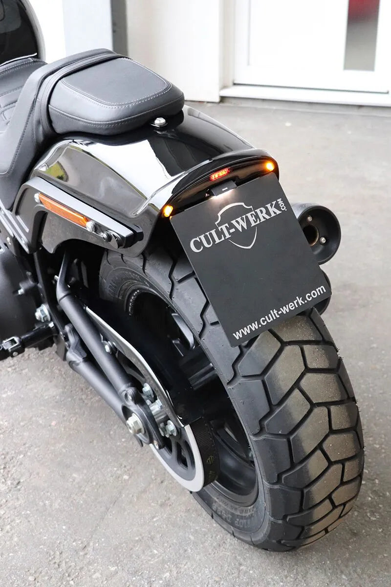 Cult Werk License Plate Bracket For Motorcycle Fenders