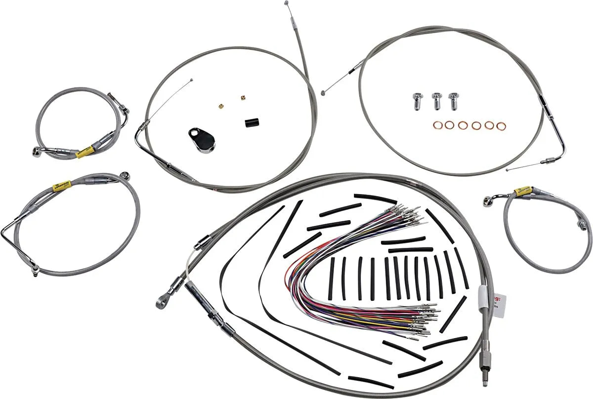 Burly Brand Control Kit for Harley Touring Bagger Bars