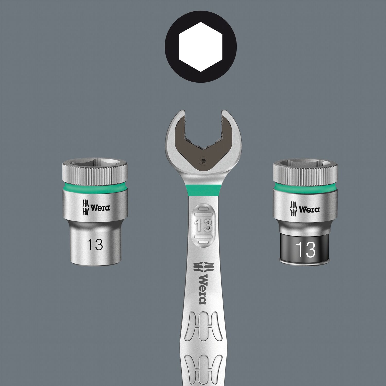 Wera wrenches open/box end 17mm Joker 6003 series metric