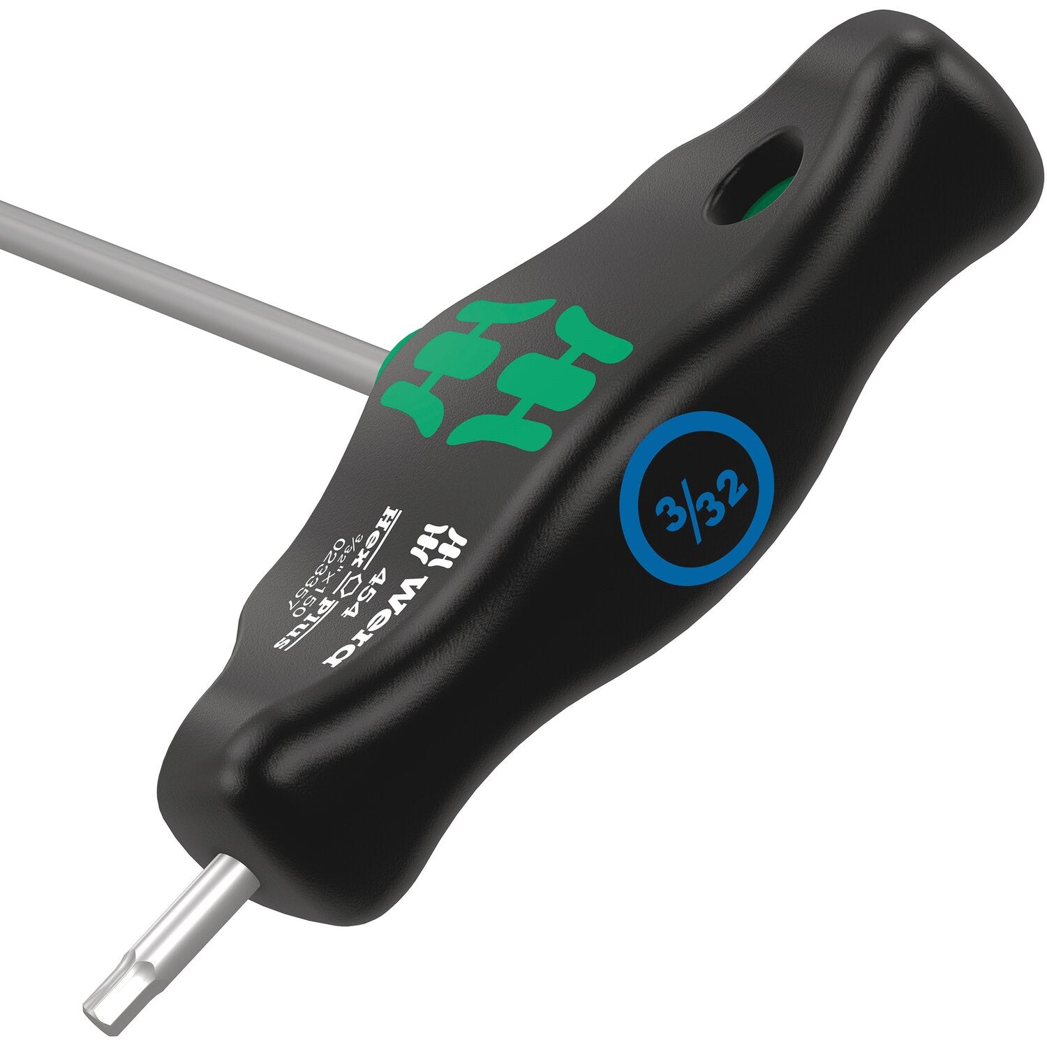 Wera Imperial T-handle hexdriver series 454 Size 3/32"