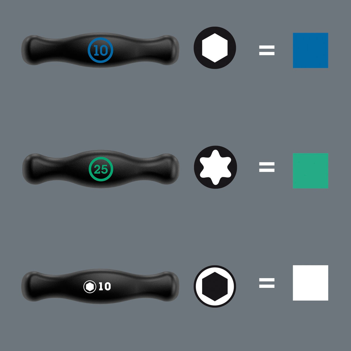 Wera HF T-handle TX7 Torx® driver series 467