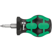 Wera Stubby screwdriver series 355 PZ1 for Pozidriv screws